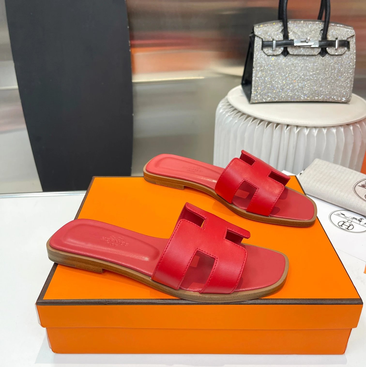 Hermès Slippers Oran H Slide Sandals — 15