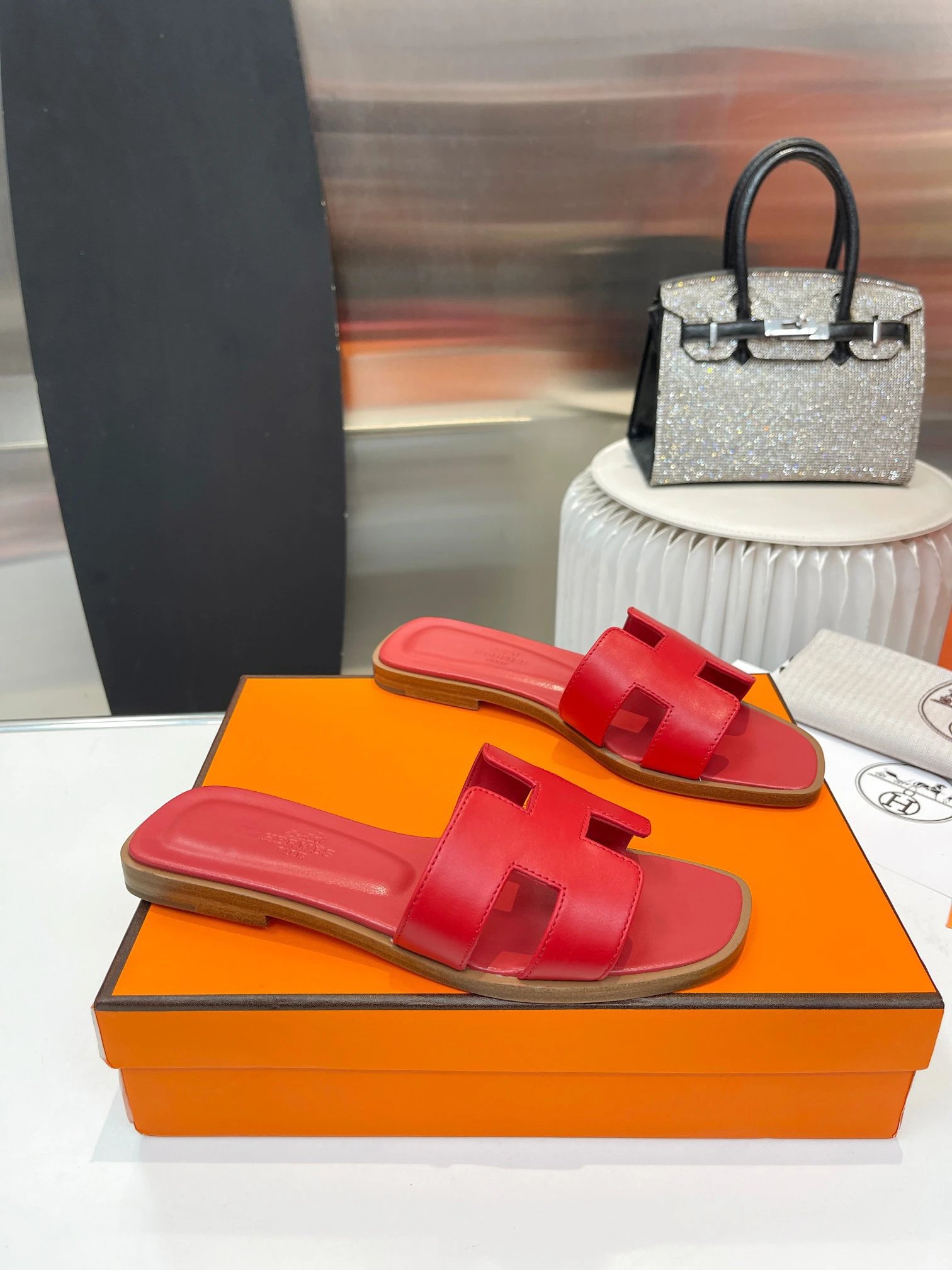 Hermès Slippers Oran H Slide Sandals image 15