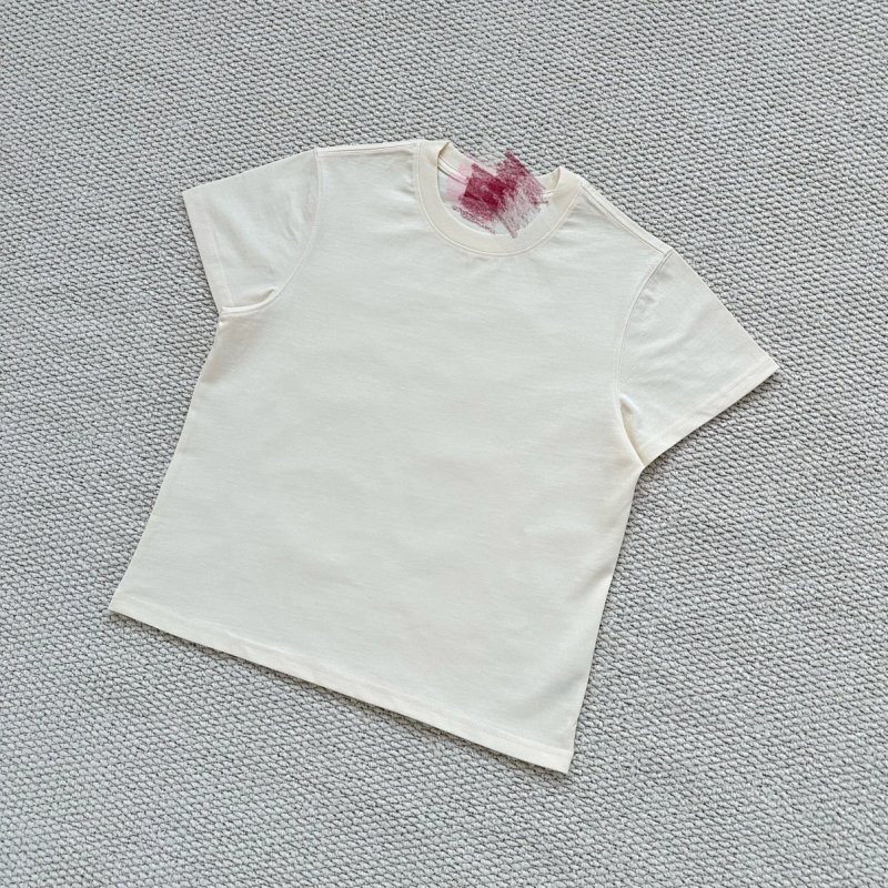 （Mutim..Sunfaded Yellow Jagger T-Shirt｜Yellow）