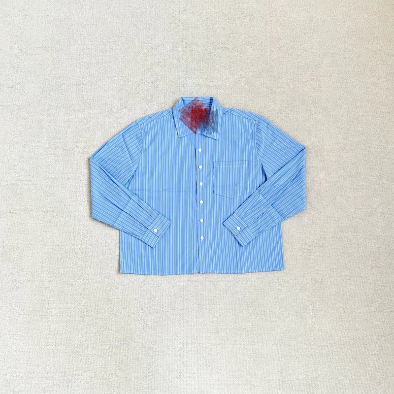 (Mutim..date night shirt long sleeves|Blue)