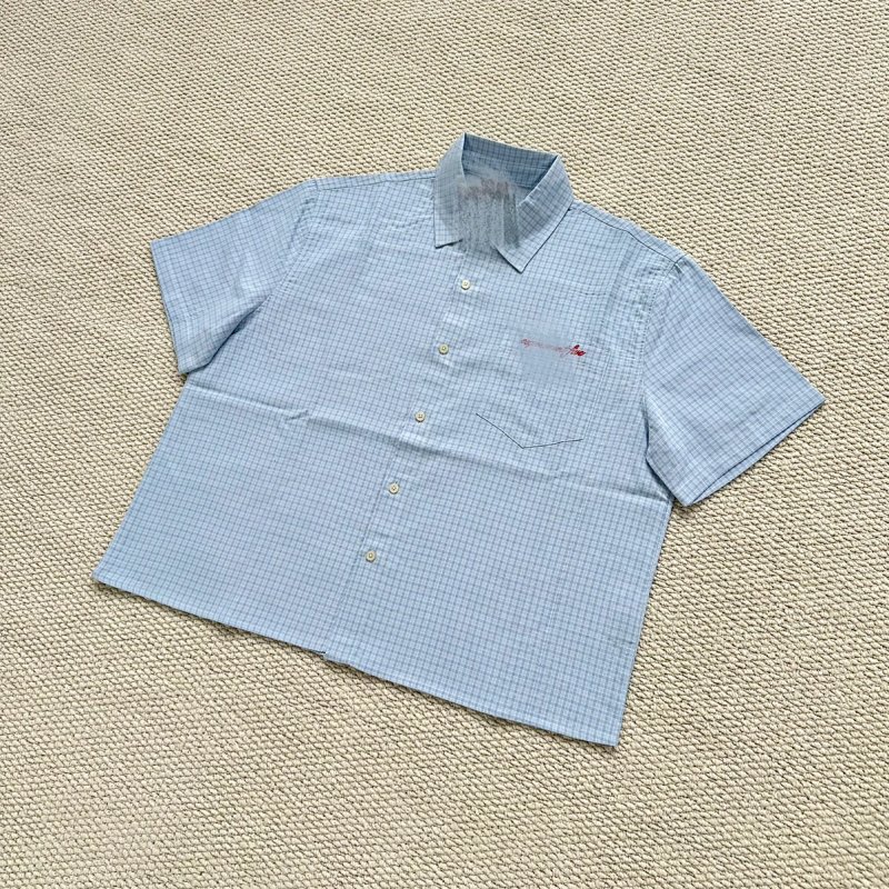 💥¥99（Experiment 5 Plaid Shirt｜Blue）