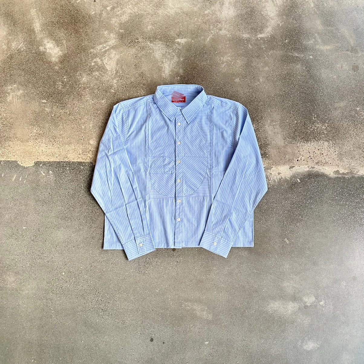 F-MU Blue Block Design Shirt