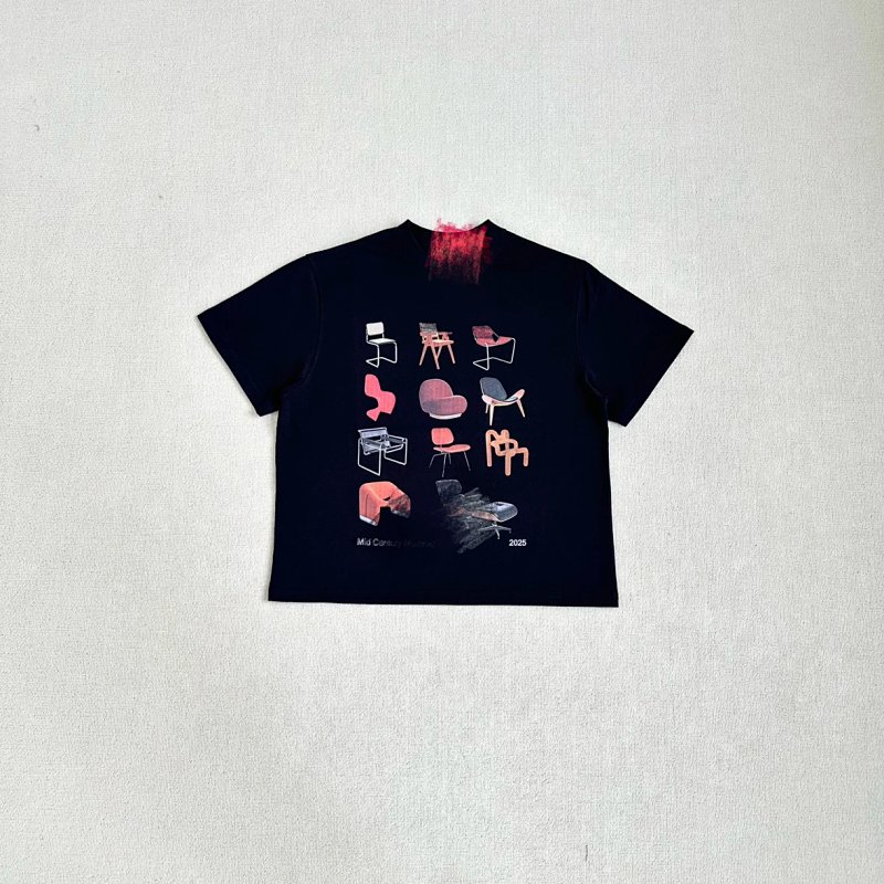 （Mutime.Chair Tshirt ｜Black）
