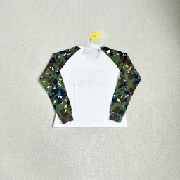 thumbnail for Z-PT camouflage waffle contrasting long sleeves