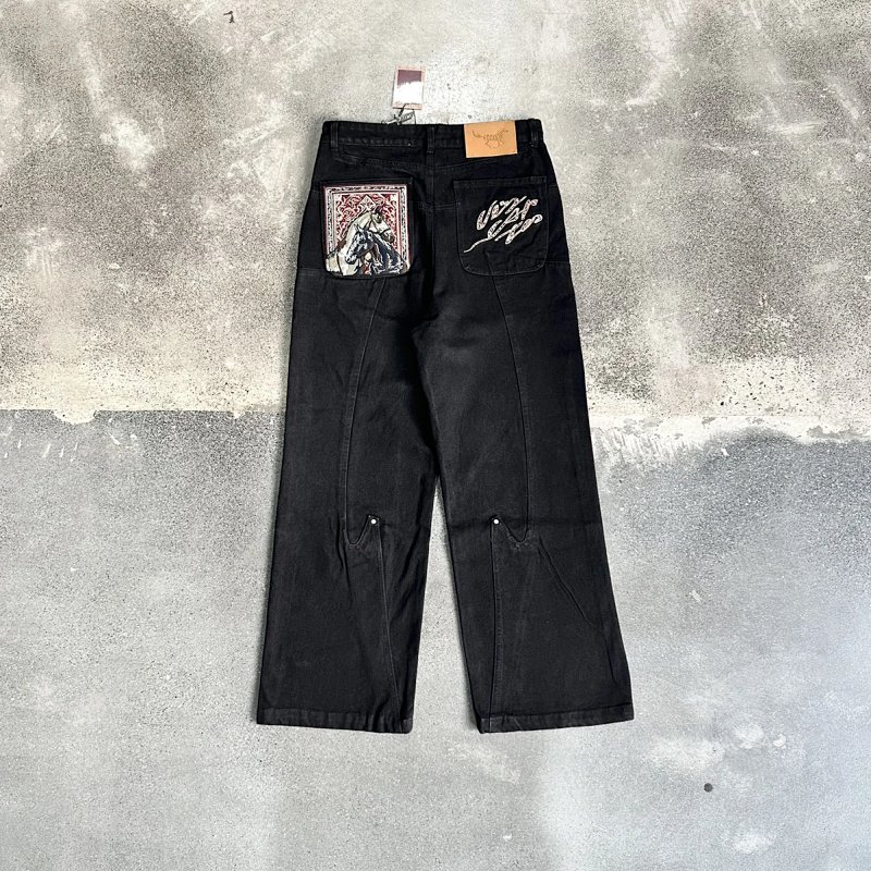 （Vesc… Velvet Gallop Denim Jeans｜Black）