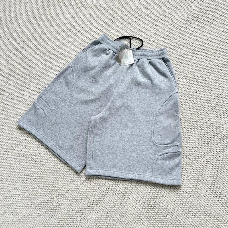 （Mert..Split Panel Shorts｜heather grey）