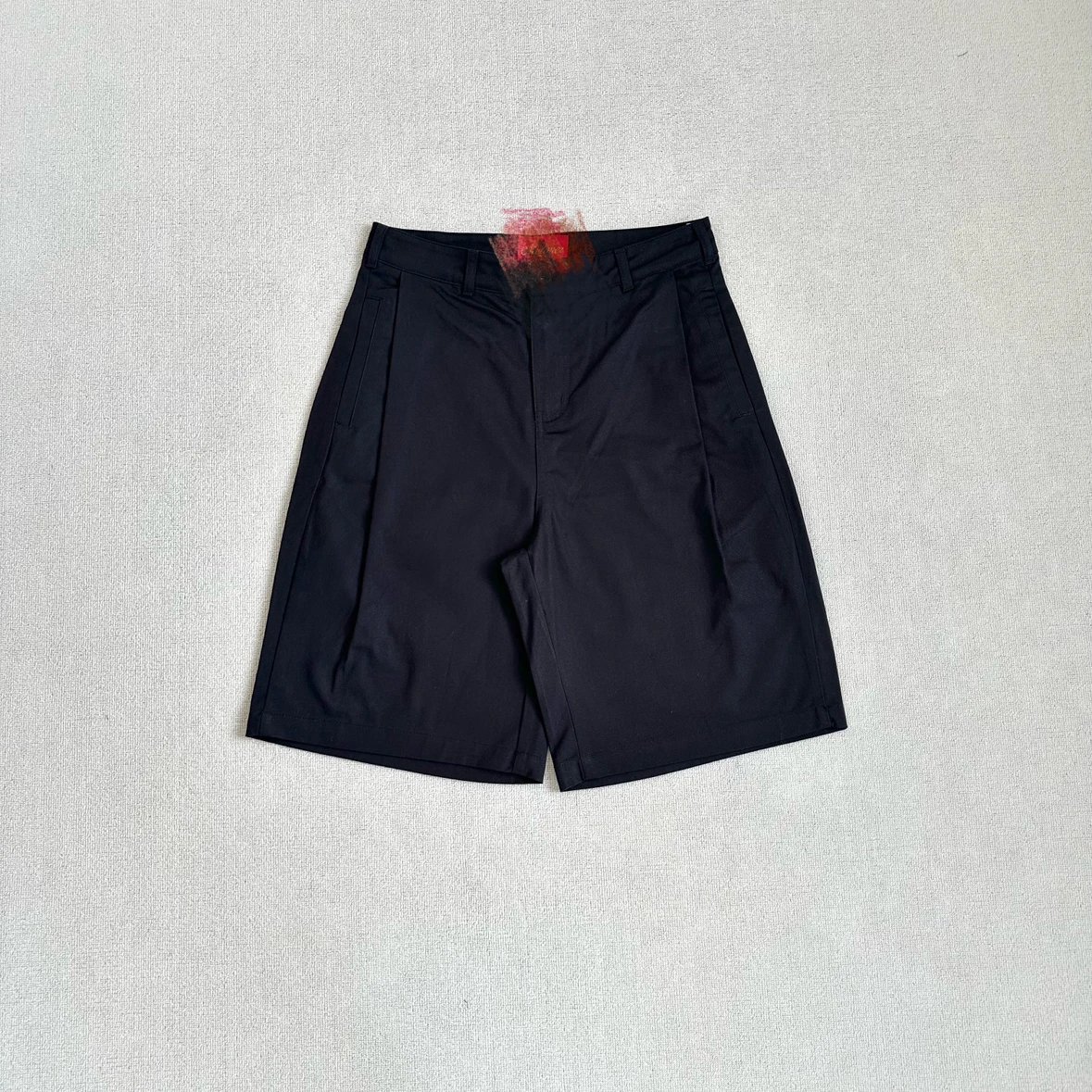 L-MT Black Flared Casual Shorts