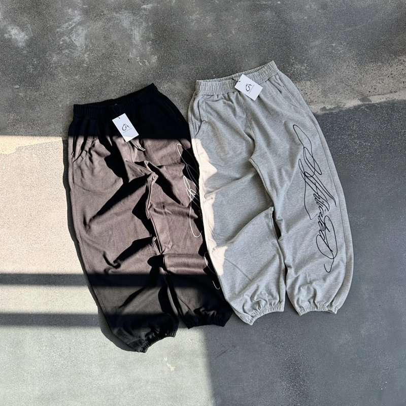 （Garms… Cuffed sweatpants｜Heather Grey｜Black）