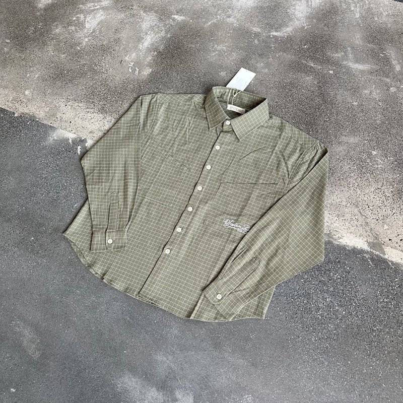 （Systemi* SoHo Lounge Flannel Shirt｜Green）