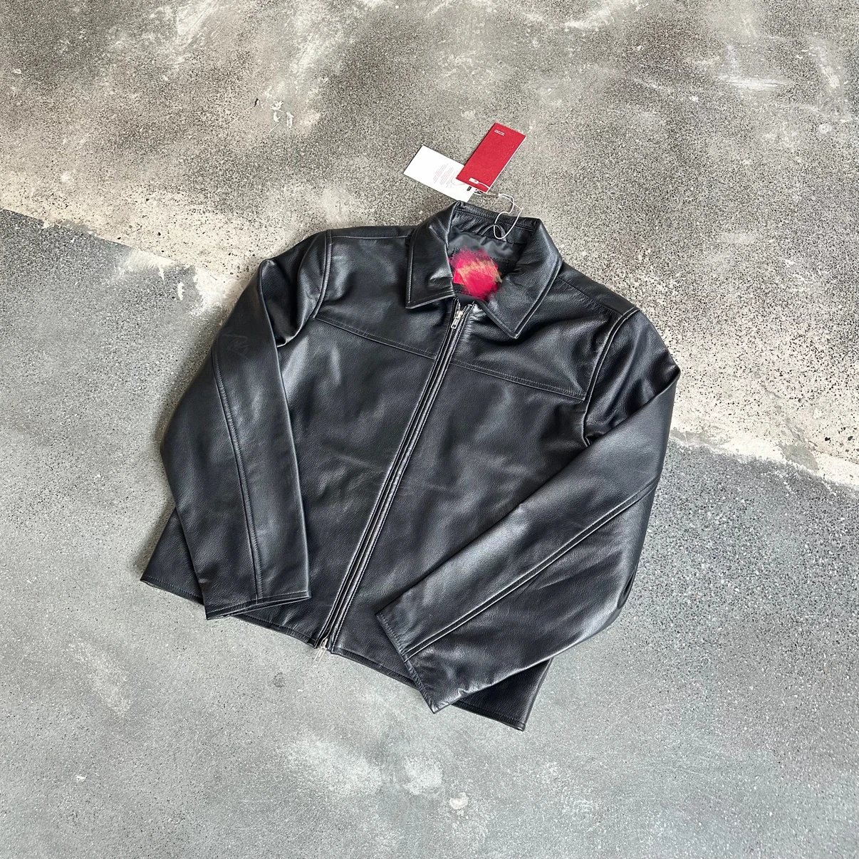 FY Mutime * genuine leather black jacket