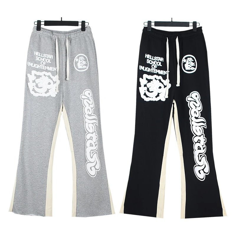 Printed casual loose sweatpants and pants