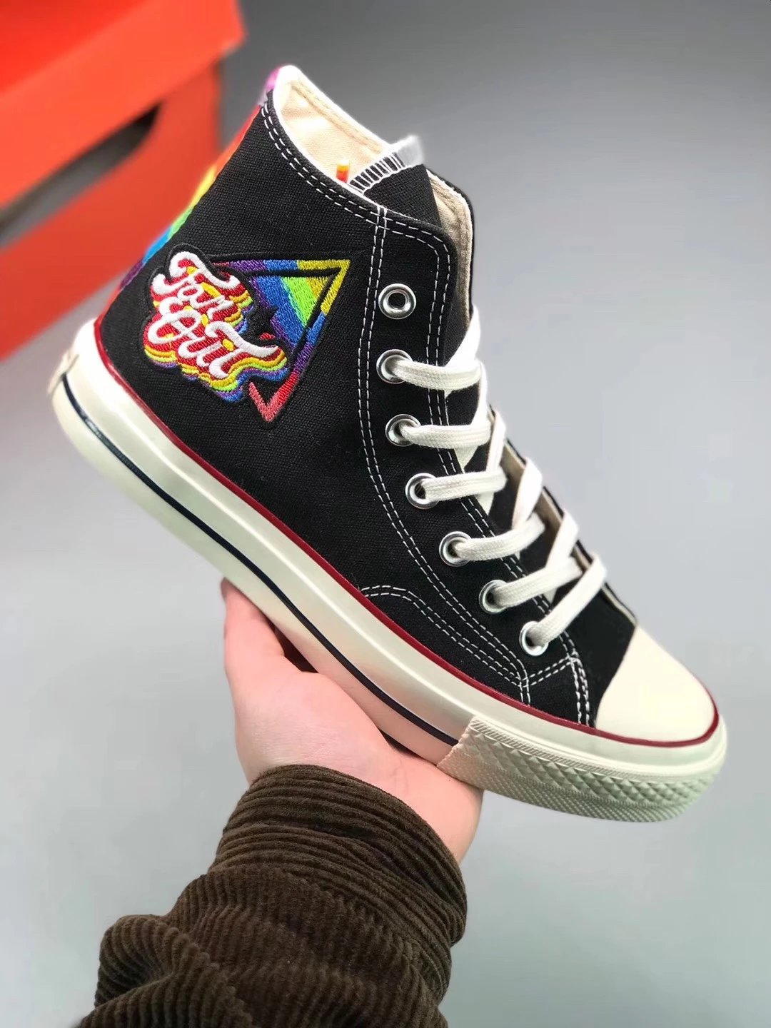 CONVERSE 1970S/2017PRIDE匡威彩虹三星标高帮