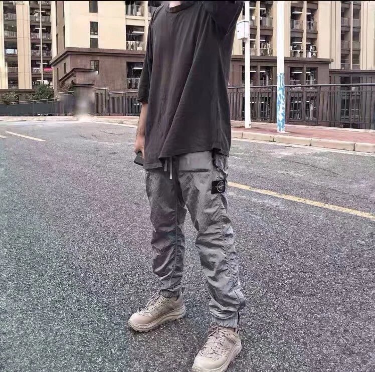 17861 Stone Island official website mesh metal nylon workwear functional wind long leg pants casual pants