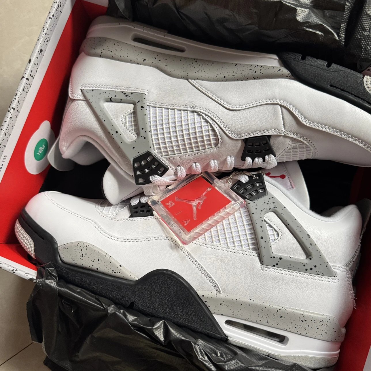 Air Jordan 4 White Cement
