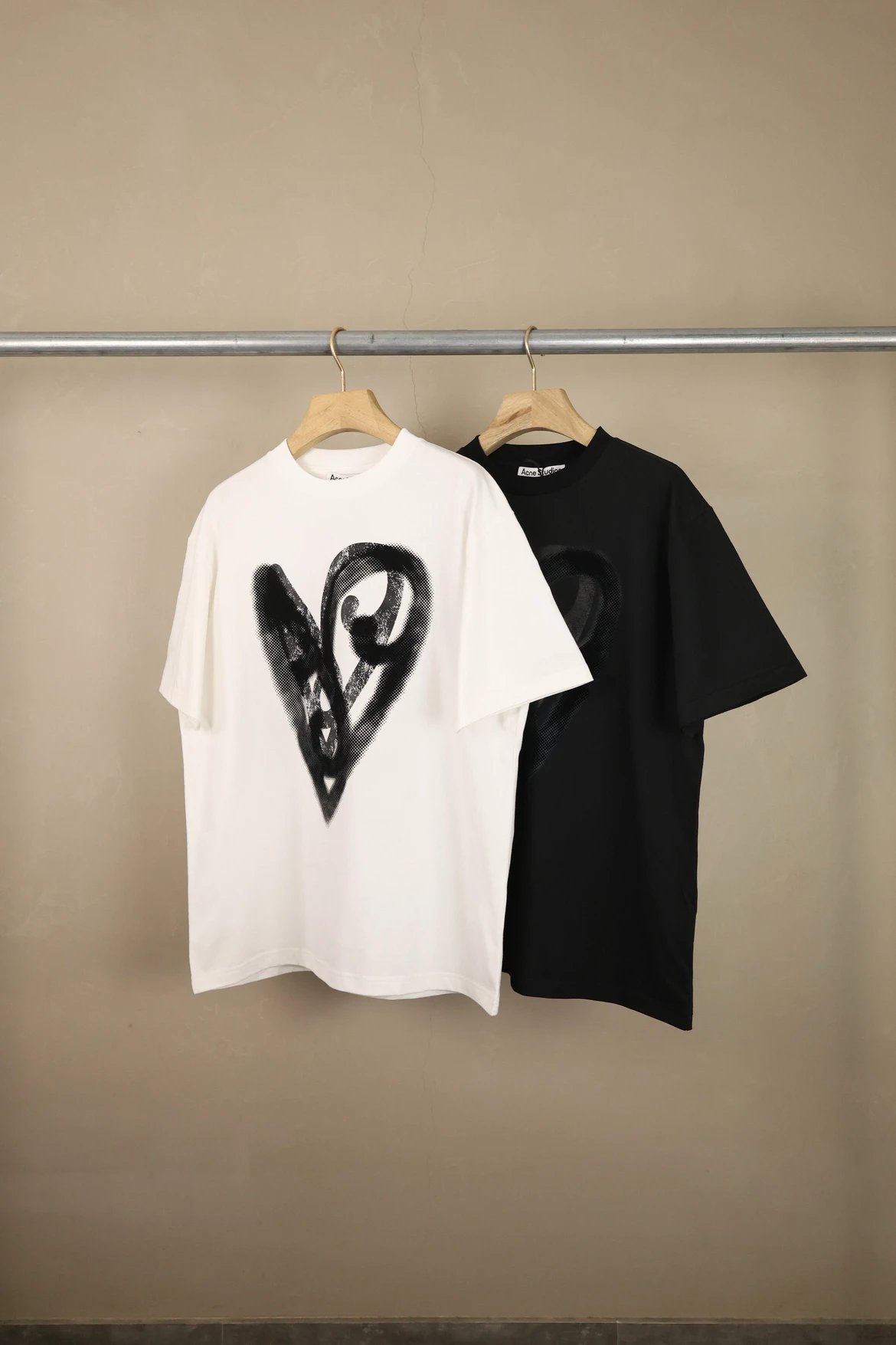 Acne Studios Heart Logo T-Shirt