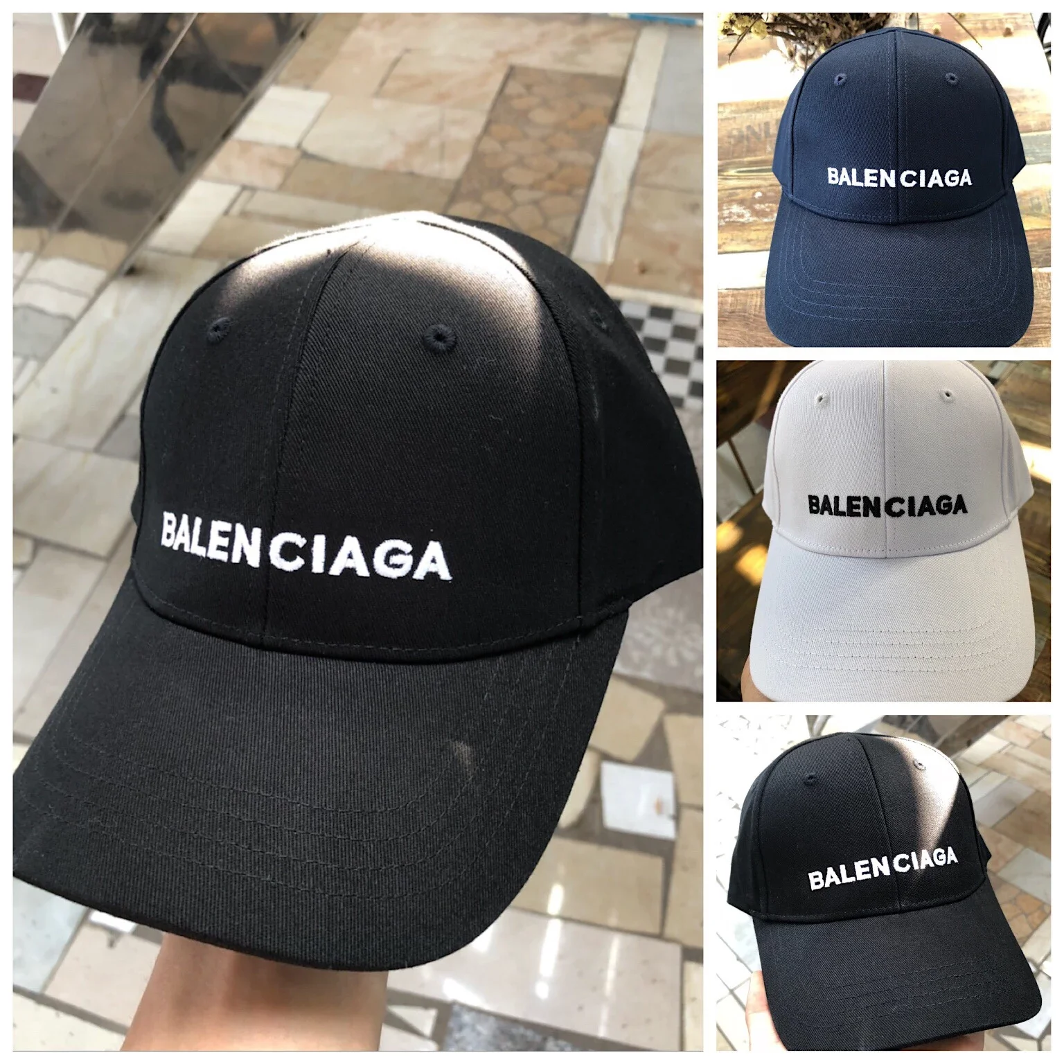 BALENCIAGA巴黎世家棒球帽简约时尚鸭舌帽男女户外休闲帽法式经典硬顶百