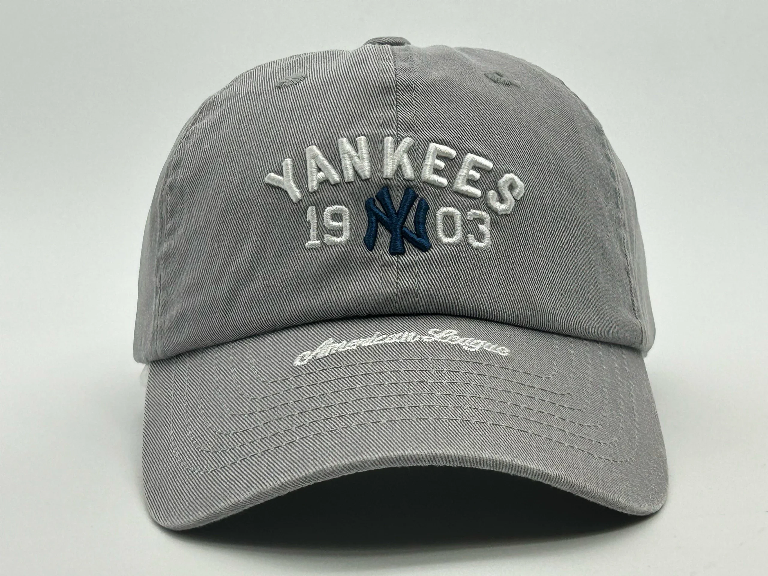 孤品正版MLB帽子春秋新款NY棒球帽潮流时尚YANKEES1903精美刺绣鸭舌帽中 