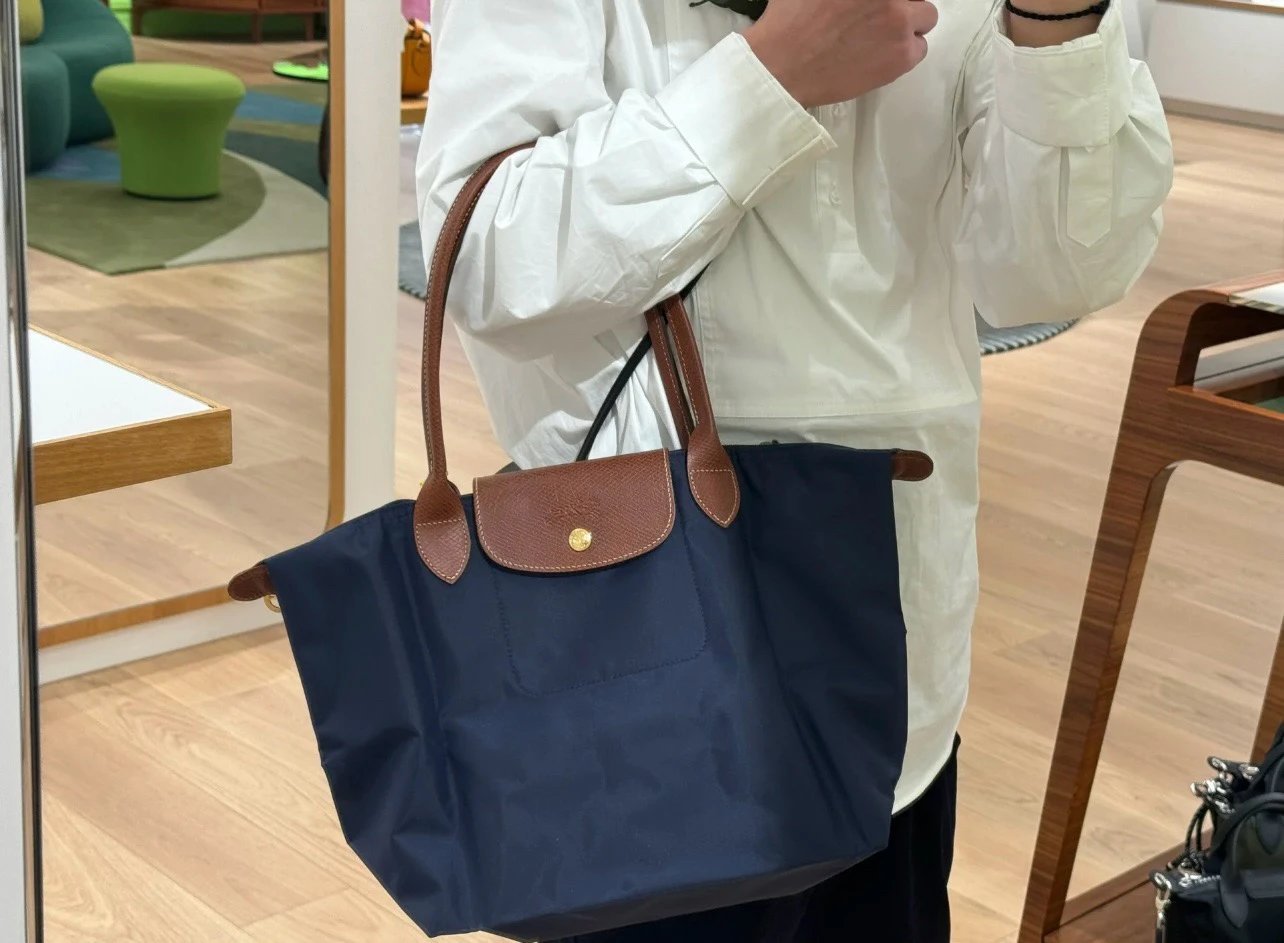 专柜订单LONGCHAMP珑骧Le Pliage Original系列中号长柄饺子包单肩包多色可选