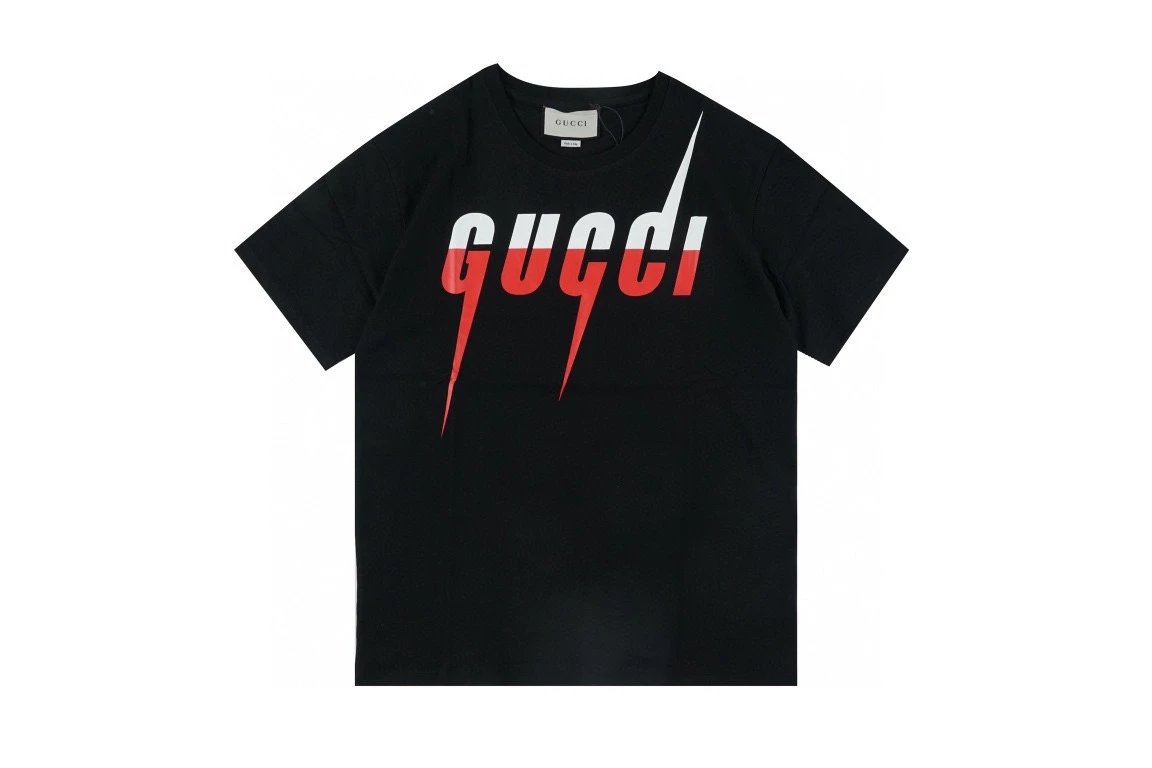 Gucci/古驰 19ss 闪电印花短袖