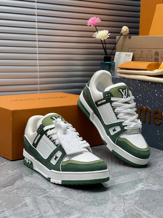 Lujia Men's Low-Top Lace-Up Sneakers, Spring Edition, Genuine Leather Upper with Mesh Lining, True to Size, High Quality, Couples Style