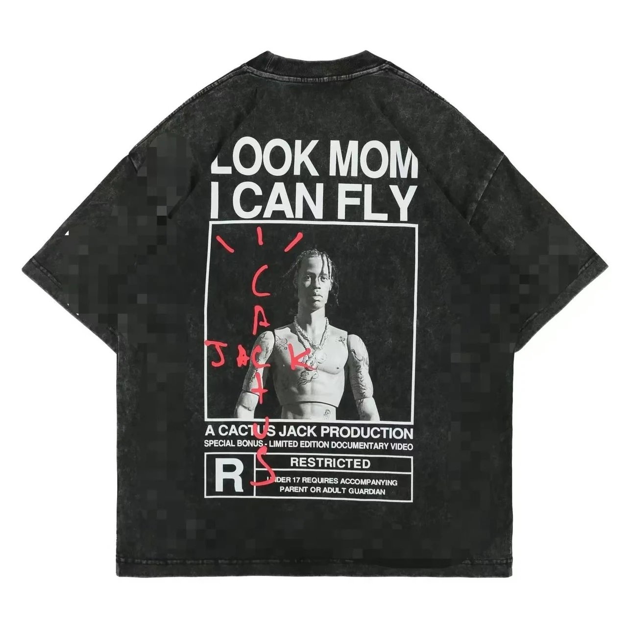 Travis Scott Cactus Jack Graphic Print T-Shirt Collection