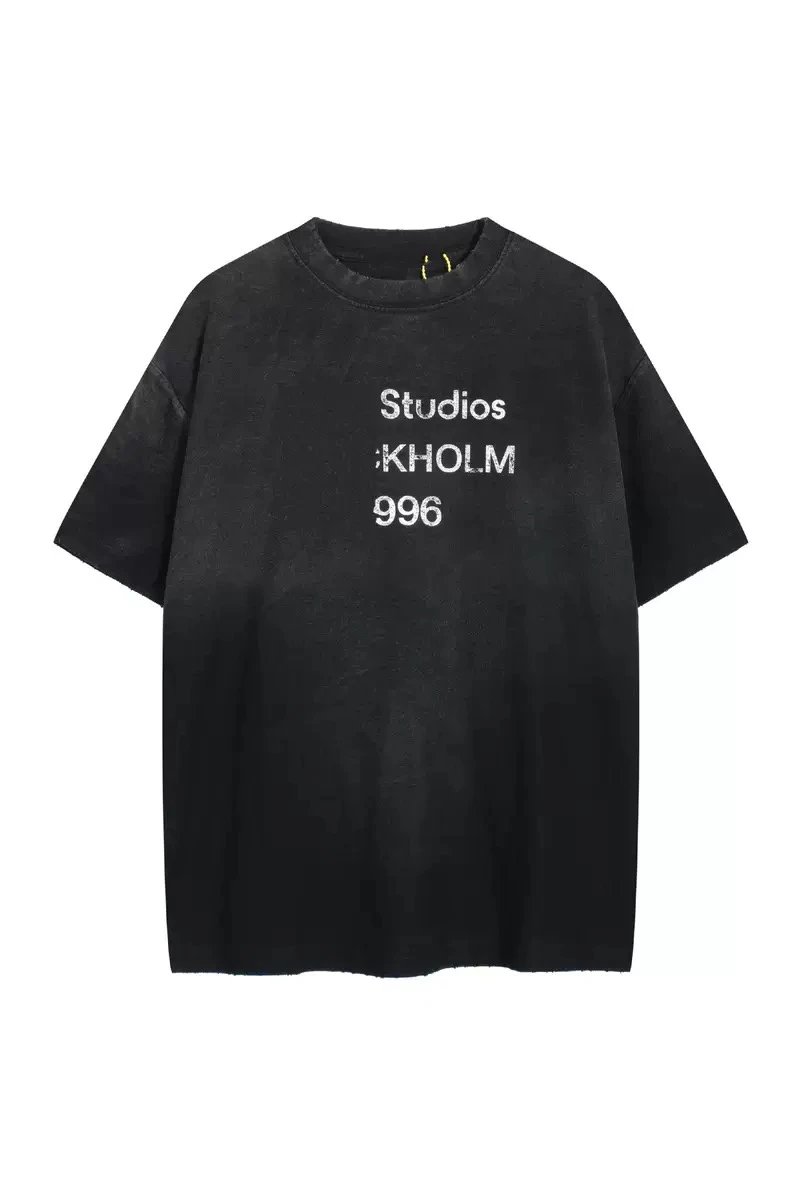 Acne Studios Bear Print Black Oversized T-Shirt