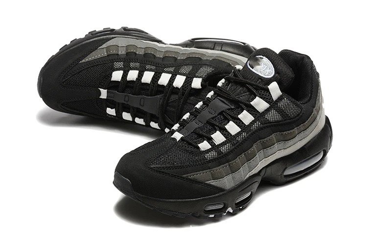 Nike Air Max 95 Grey Red Black Sneakers - 6