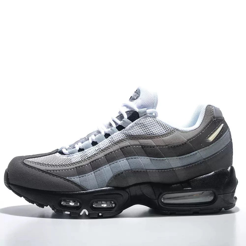 Nike Air Max 95 Gray Black Sneakers - 1