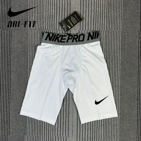 Nike Pro Compression Shorts White - 1