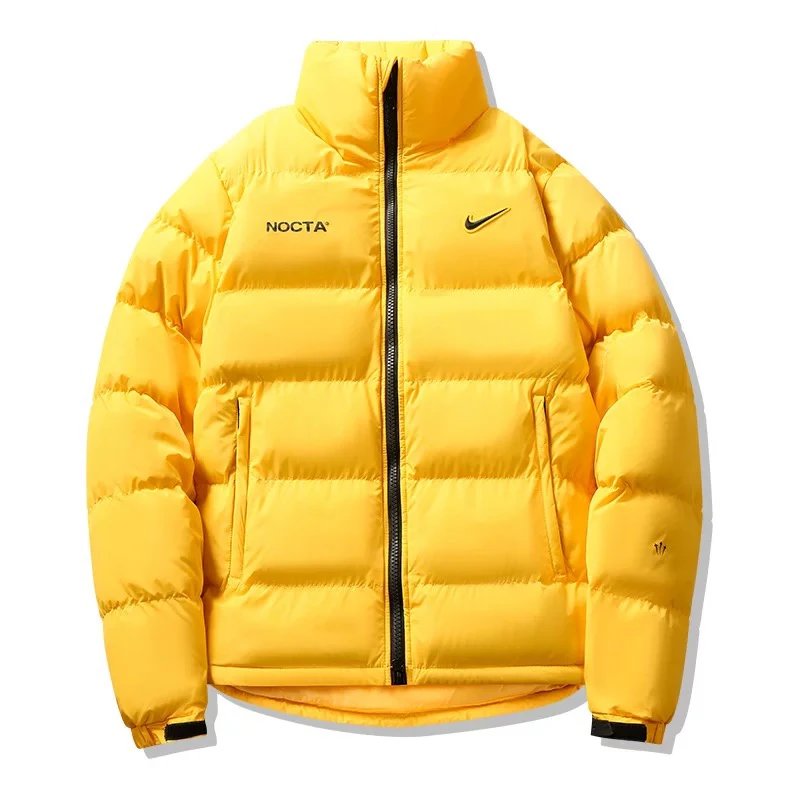 Winter plane nylon down cotton cotton jacket thickened bread clothing tide stand-up collar cotton clothing men loose cotton clothing