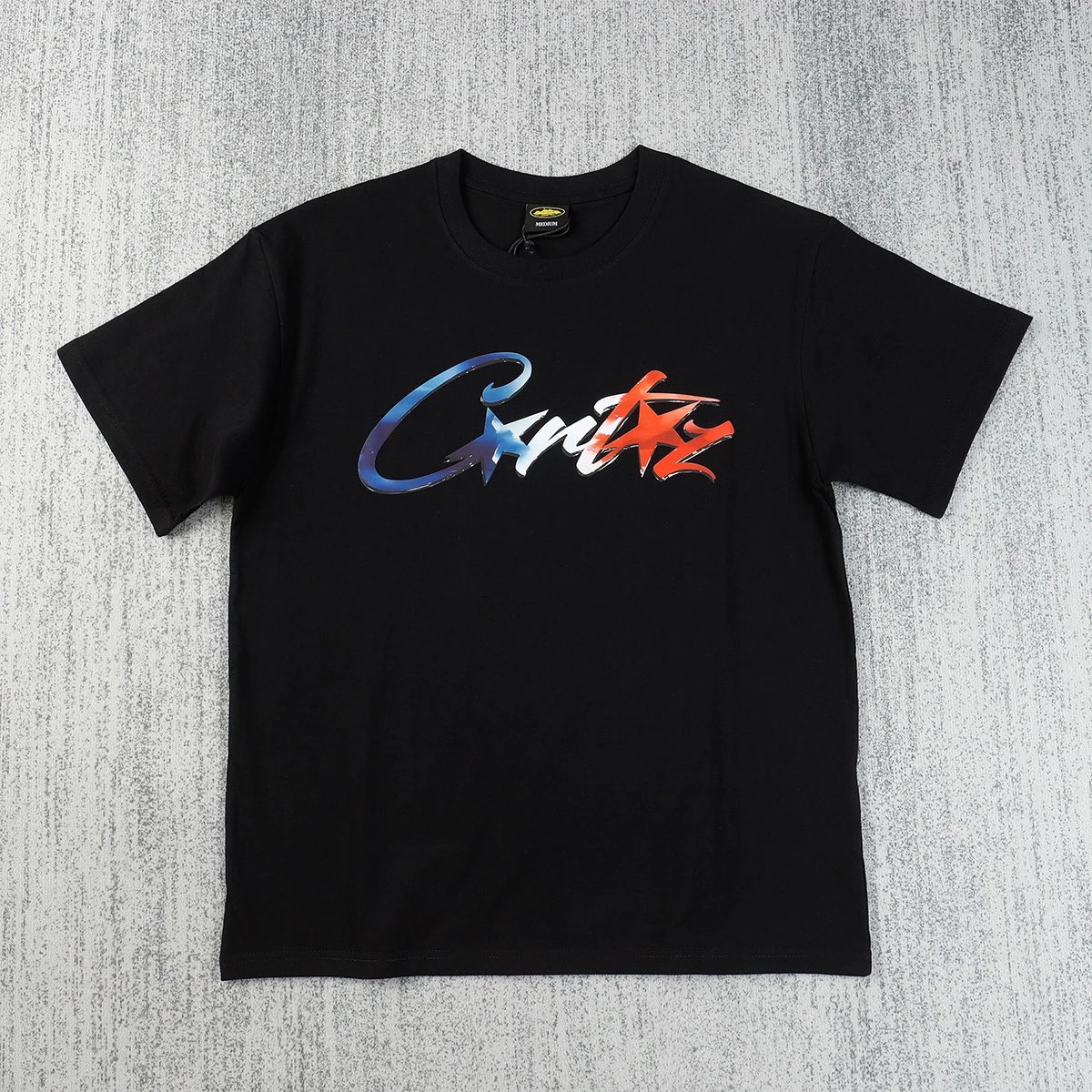 CRZ Summer Collection Print Short Sleeve Tee, High Street Casual Hip-Hop Unisex T-Shirt