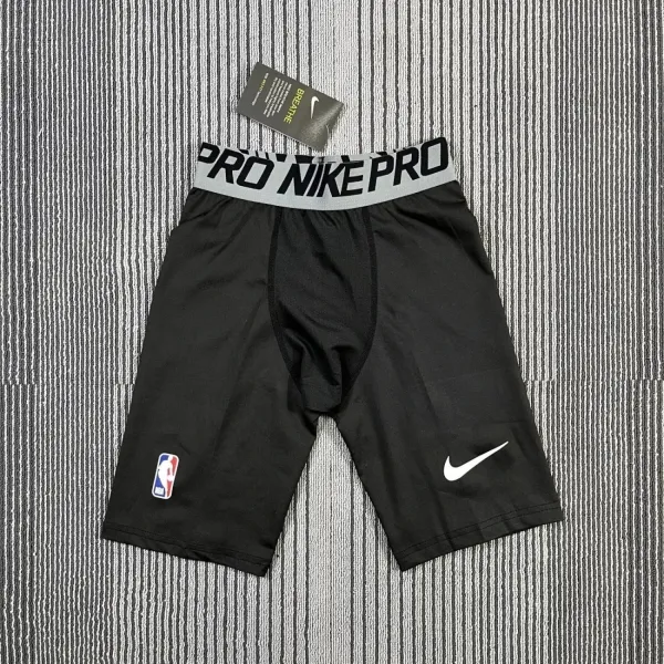 Nike Pro NBA Black Compression Shorts - 1