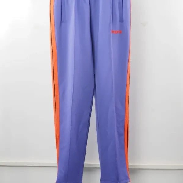 Angels Track Pants Purple with Orange Stripe - 1