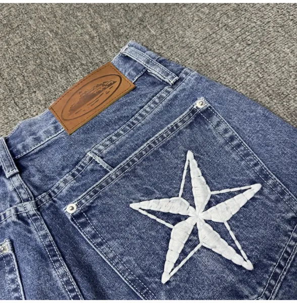Cav Empt Black Embroidered Star Jeans - 26