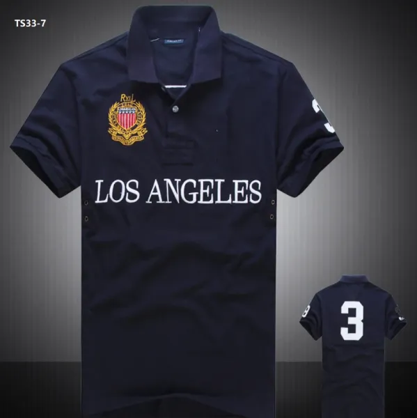 Ralph Lauren Los Angeles Navy Polo Shirt - 1