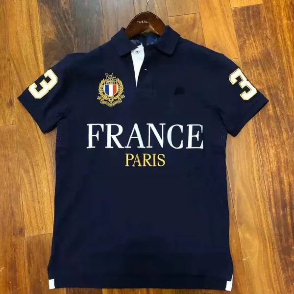 Ralph Lauren Paris France Polo Navy Blue - 1