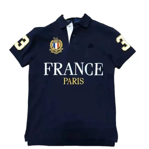 Dubai U.A.E. Embroidered Polo Black - 23