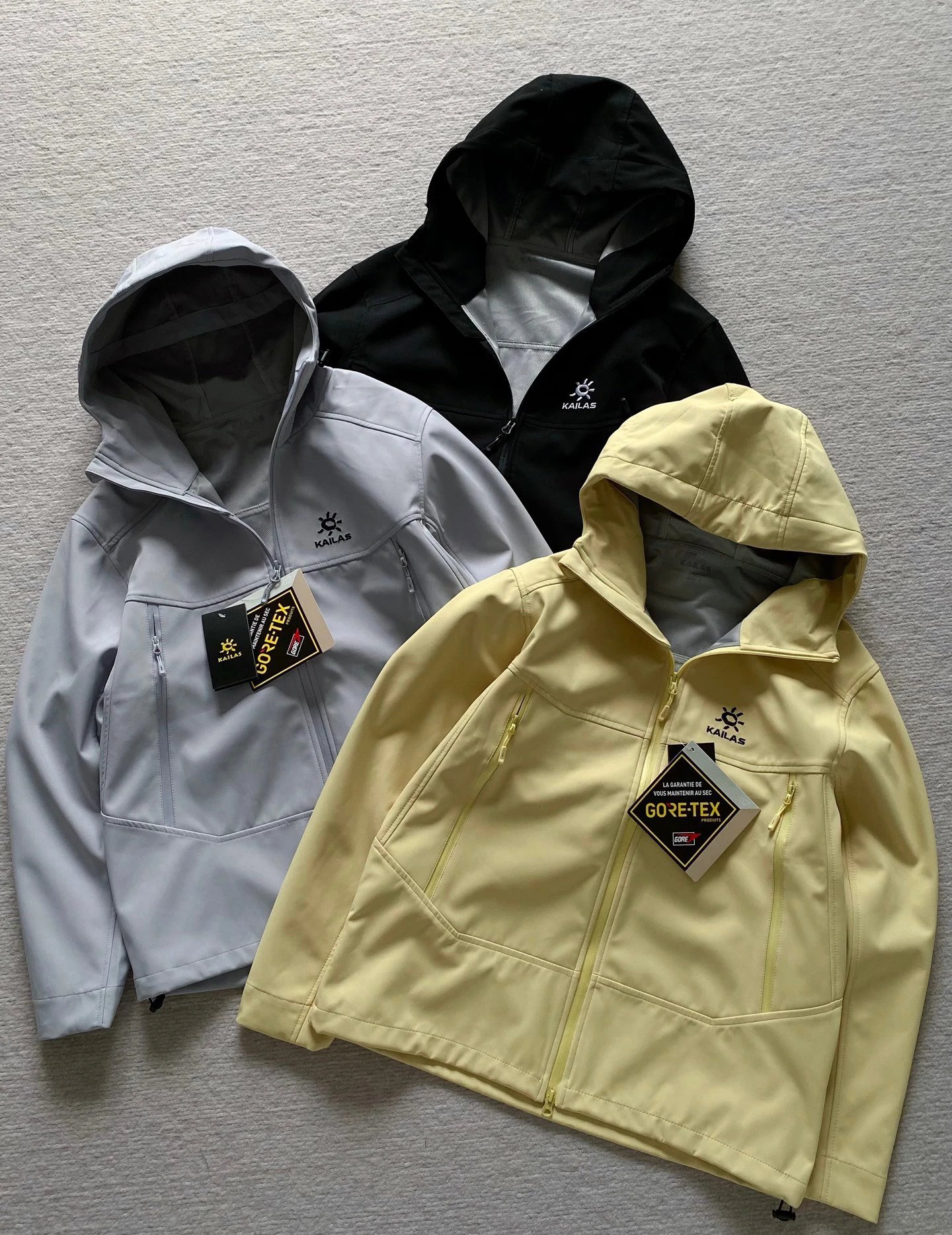 Free Shipping 2026 Fall/Winter New KAILAS Men's Hooded Jacket GORE-TEX Hardshell Windproof Waterproof Outdoor Hooded Jacket Windproof Waterproof Jacket