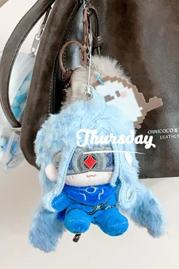 thumbnail for Mint Qiaoqiao, Genshin Luna Shen Bo 10cm normal doll
