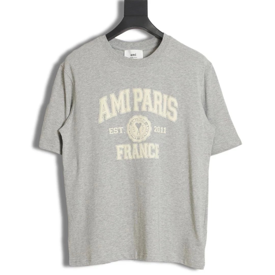 AMI paris 23ss 周年纪念短袖T恤