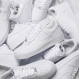 thumbnail for [Company grade] Air Force 1 first layer Air Force 1 smart chip supports scan code all-white low-top sneakers timeless classic