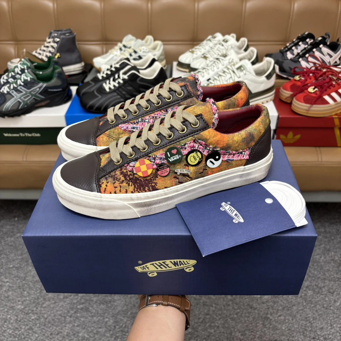 Vans Premium Old Skool 36 Distressed Skate Shoes Brown Style: VN000D9RENB