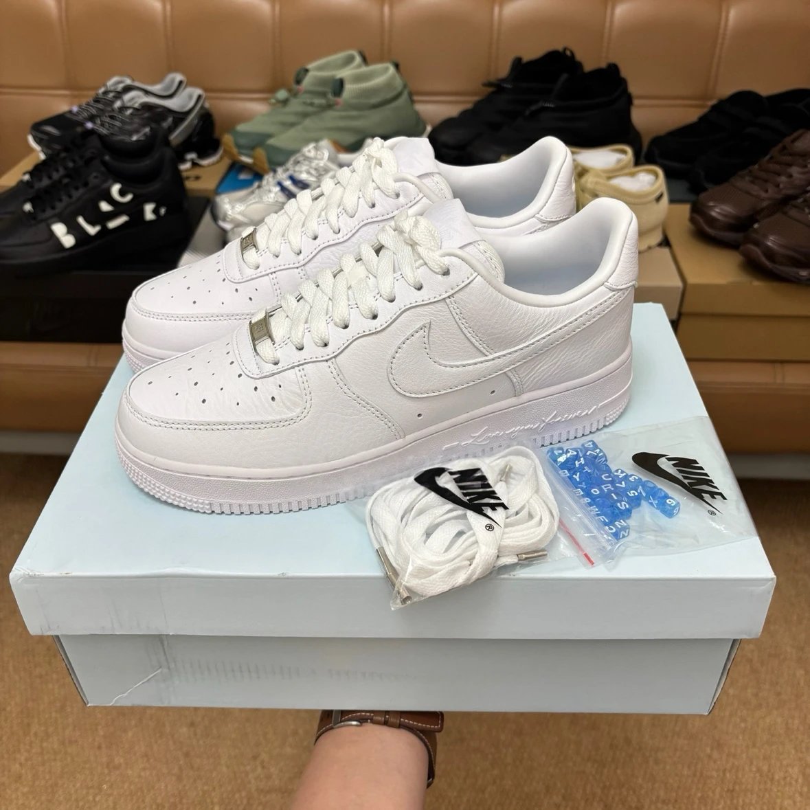 NOCTA x Air Force 1 AF1 Certified Lover Boy Drake Collab Low-Top Sneakers White Style#: CZ8065-100