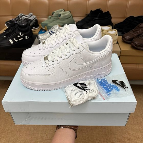 NOCTA x Air Force 1 AF1 Certified Lover Boy Drake Collab Low-Top Sneakers White Style#: CZ8065-100