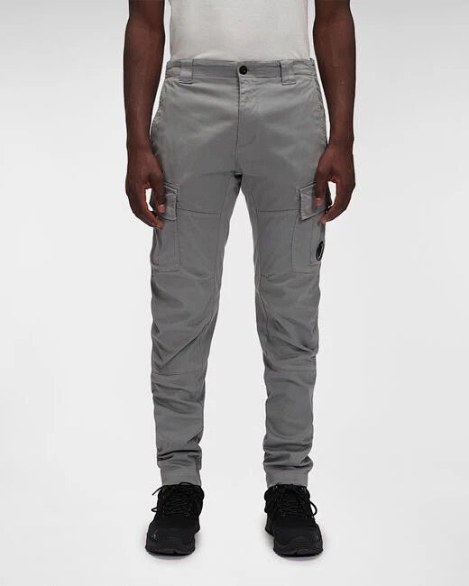 Spot new foreign trade tide men Korean version of the Slim and thin to improve the hip work pants male youth students casual straight pants Garment Dyed Cargo Pants