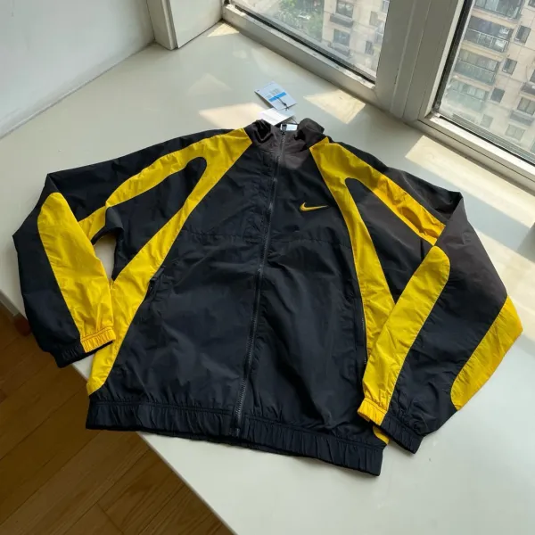 Nike Windrunner Jacket and Pants Set Black/Gray Tracksuit - 14
