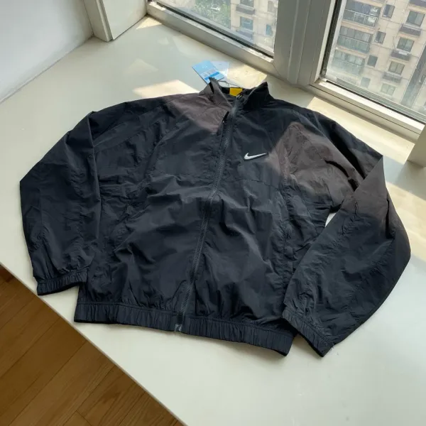 Nike Windrunner Jacket and Pants Set Black/Gray Tracksuit - 15
