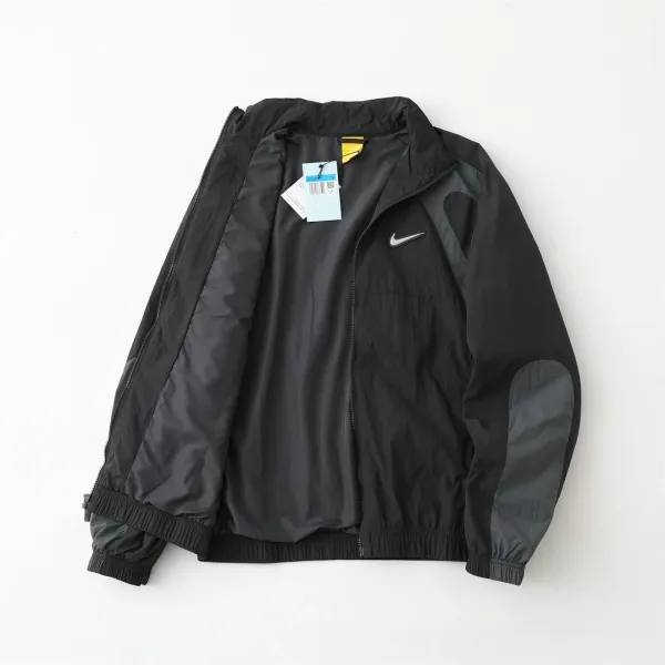 Nike Windrunner Jacket and Pants Set Black/Gray Tracksuit - 20