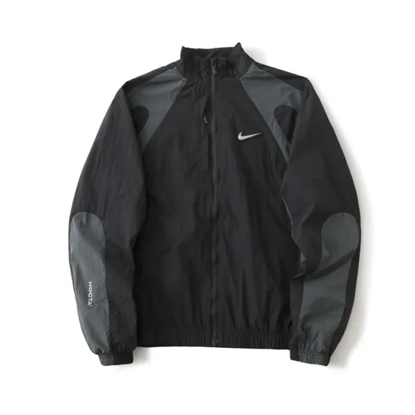 Nike Windrunner Jacket and Pants Set Black/Gray Tracksuit - 19