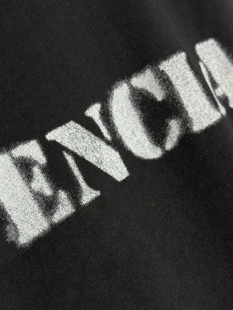 Balenciaga Logo Print Oversized T-Shirt Red - 10